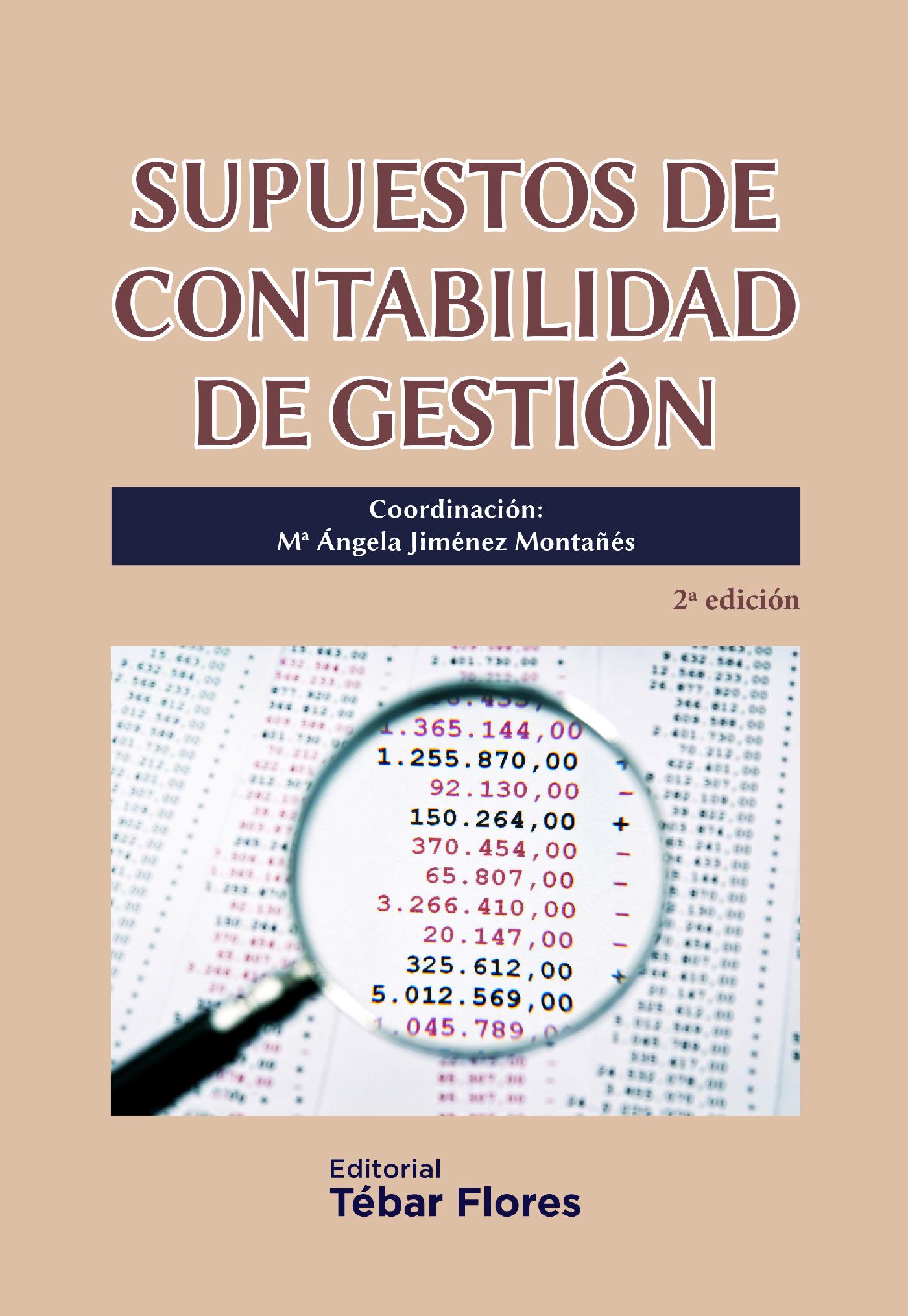 SUPUESTOS DE CONTABILIDAD DE GESTIÓN