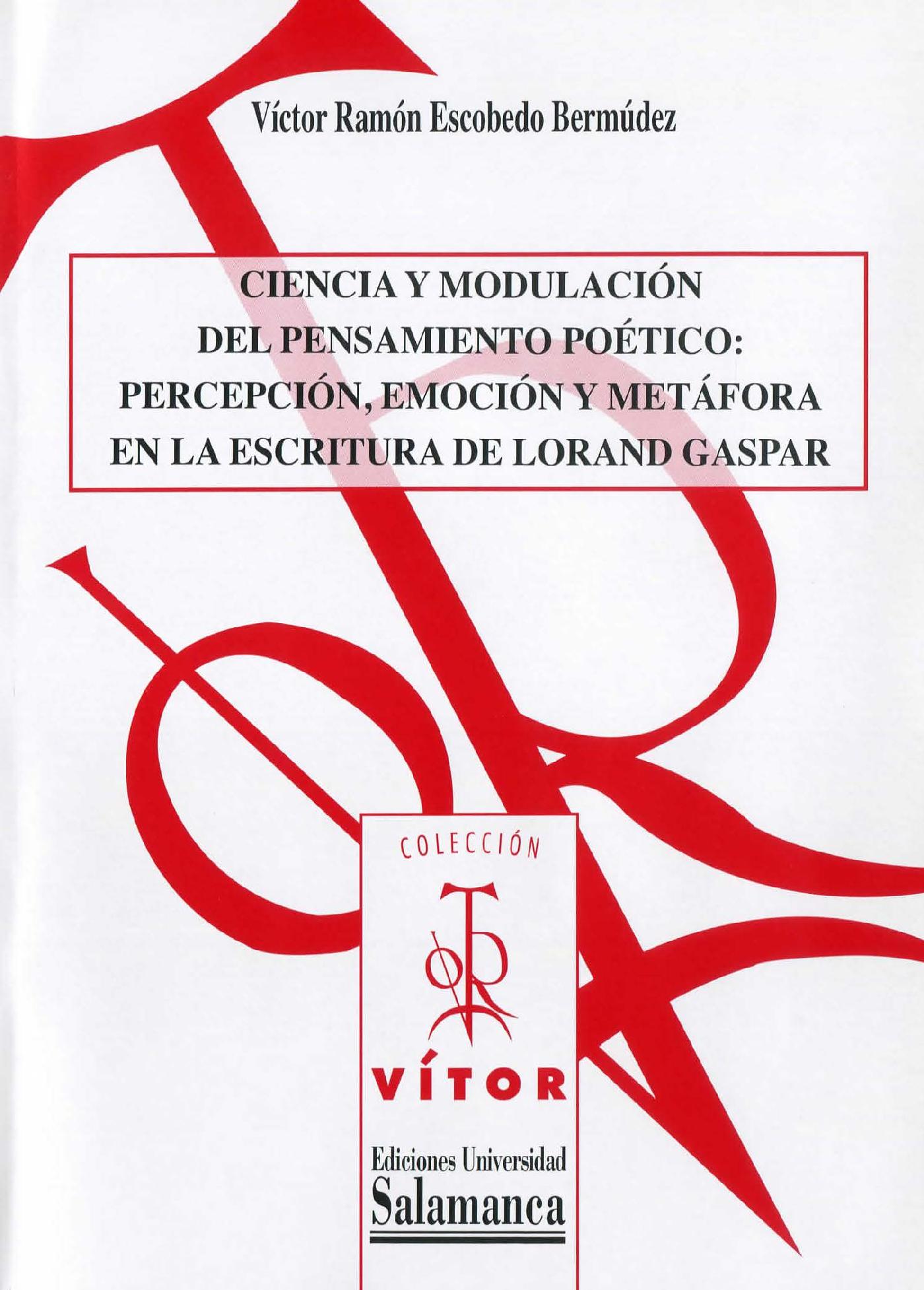 CIENCIA Y MODULACIÛN DEL PENSAMIENTO POÈTICO