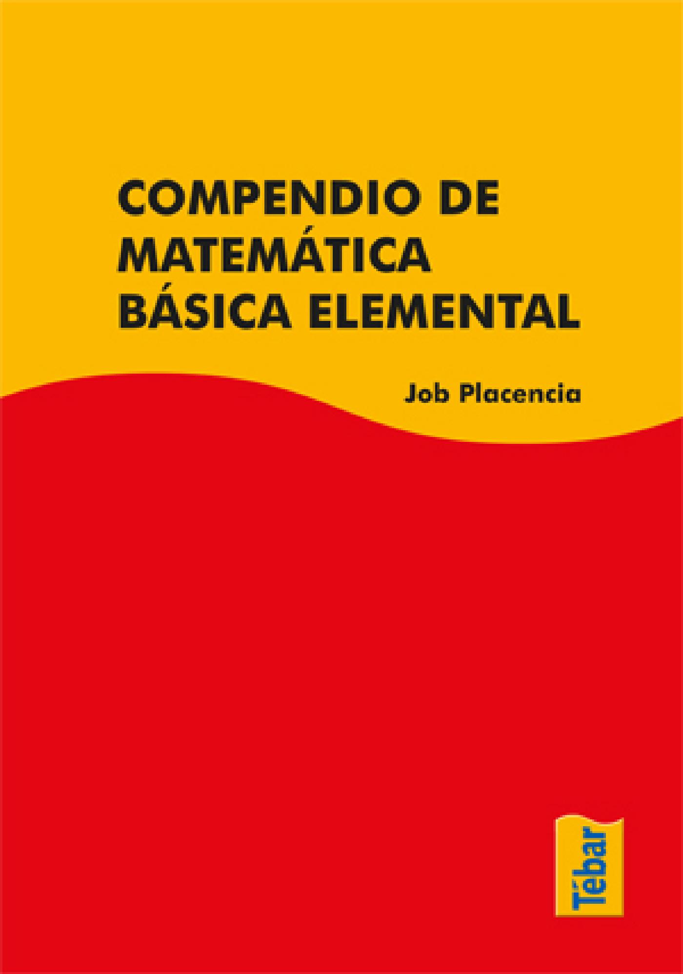 COMPENDIO DE MATEMÁTICA BÁSICA ELEMENTAL