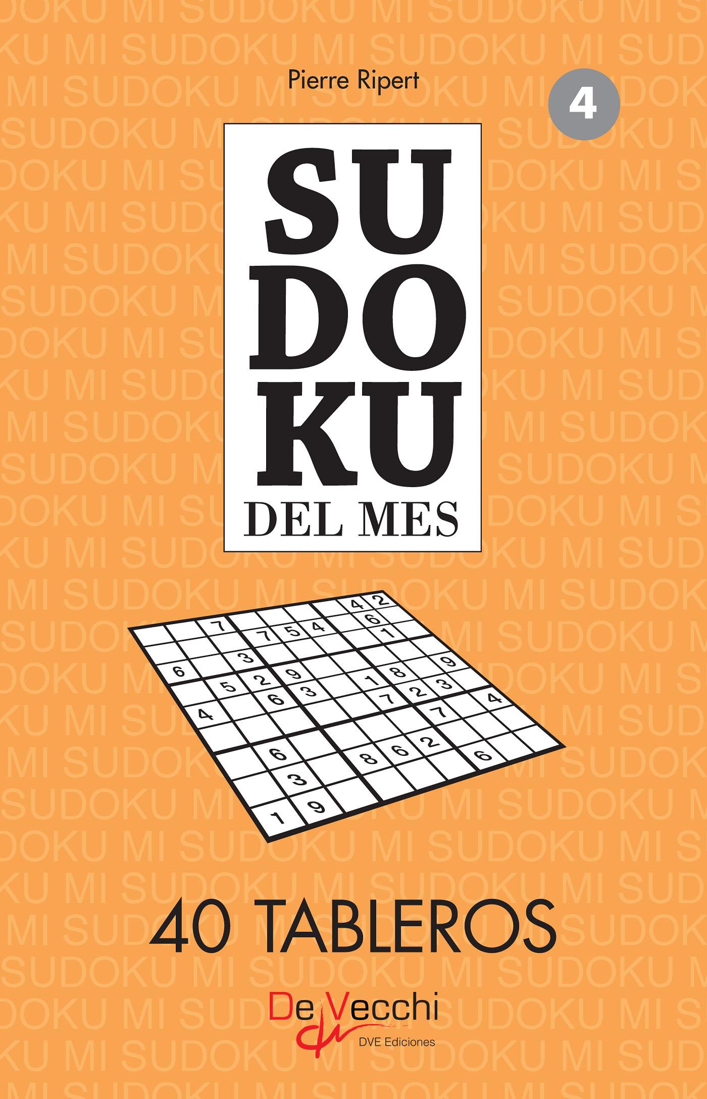 SUDOKU DEL MES 4 - 40 TABLEROS