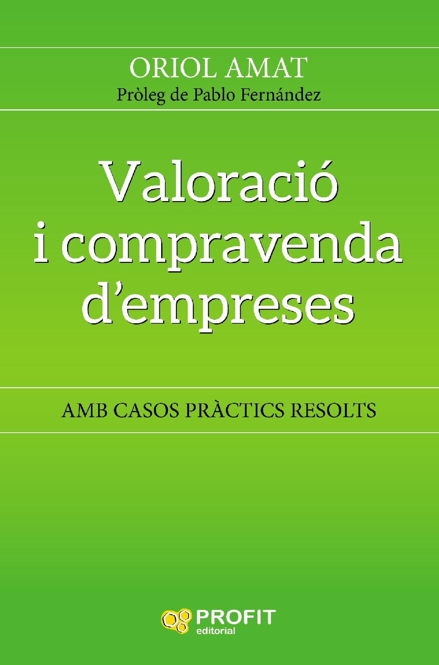 VALORACIÓ I COMPRAVENDA D' EMPRESES. EBOOK.