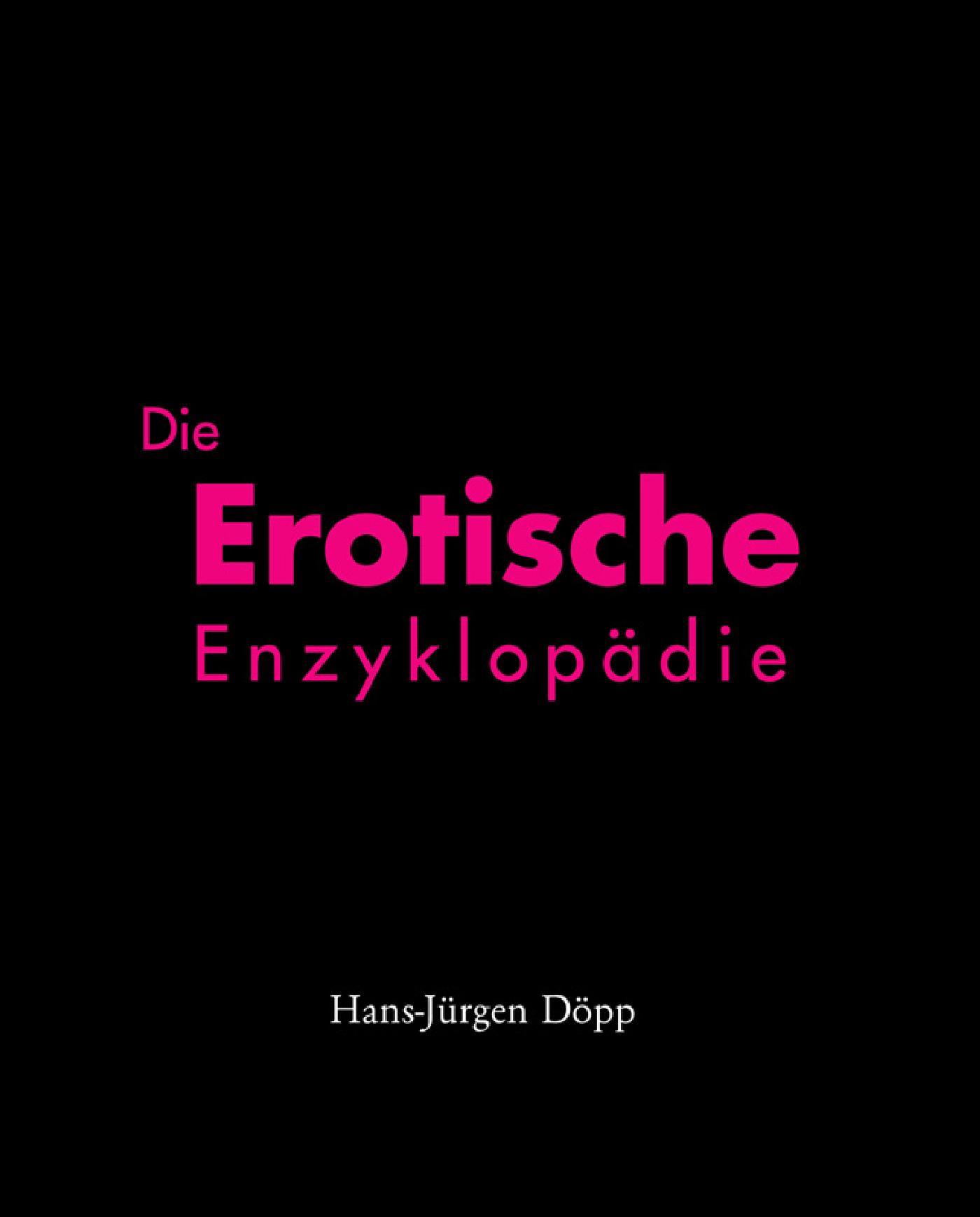 DIE EROTISCHE ENZYKLOPÄDIE