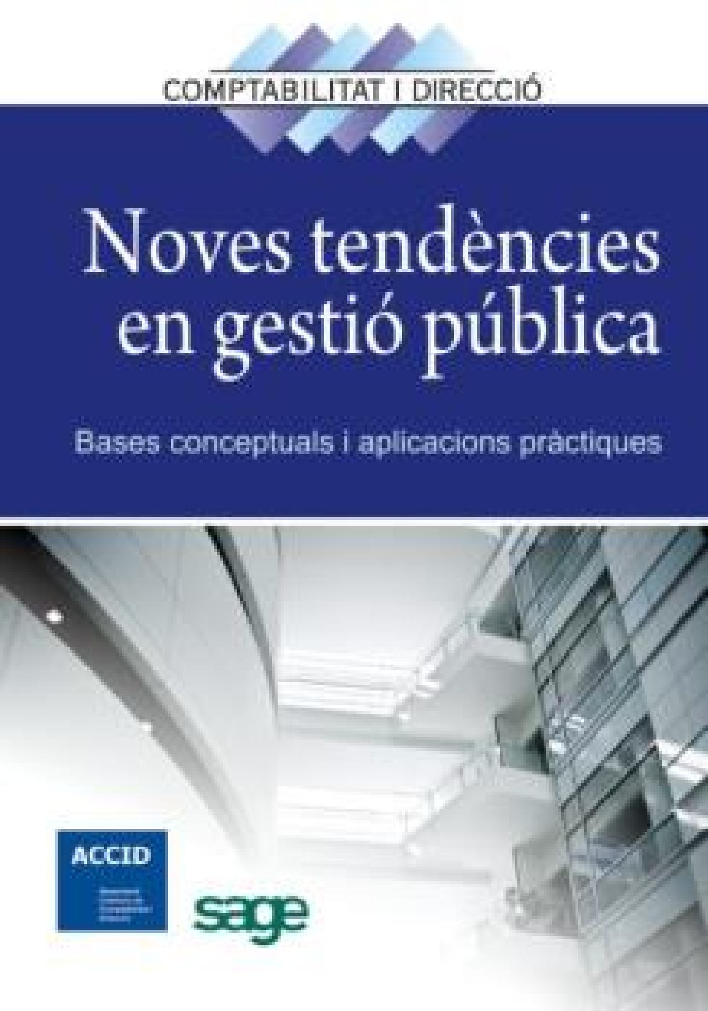NOVES TENDÈNCIES EN GESTIO PÚBLICA. EBOOK