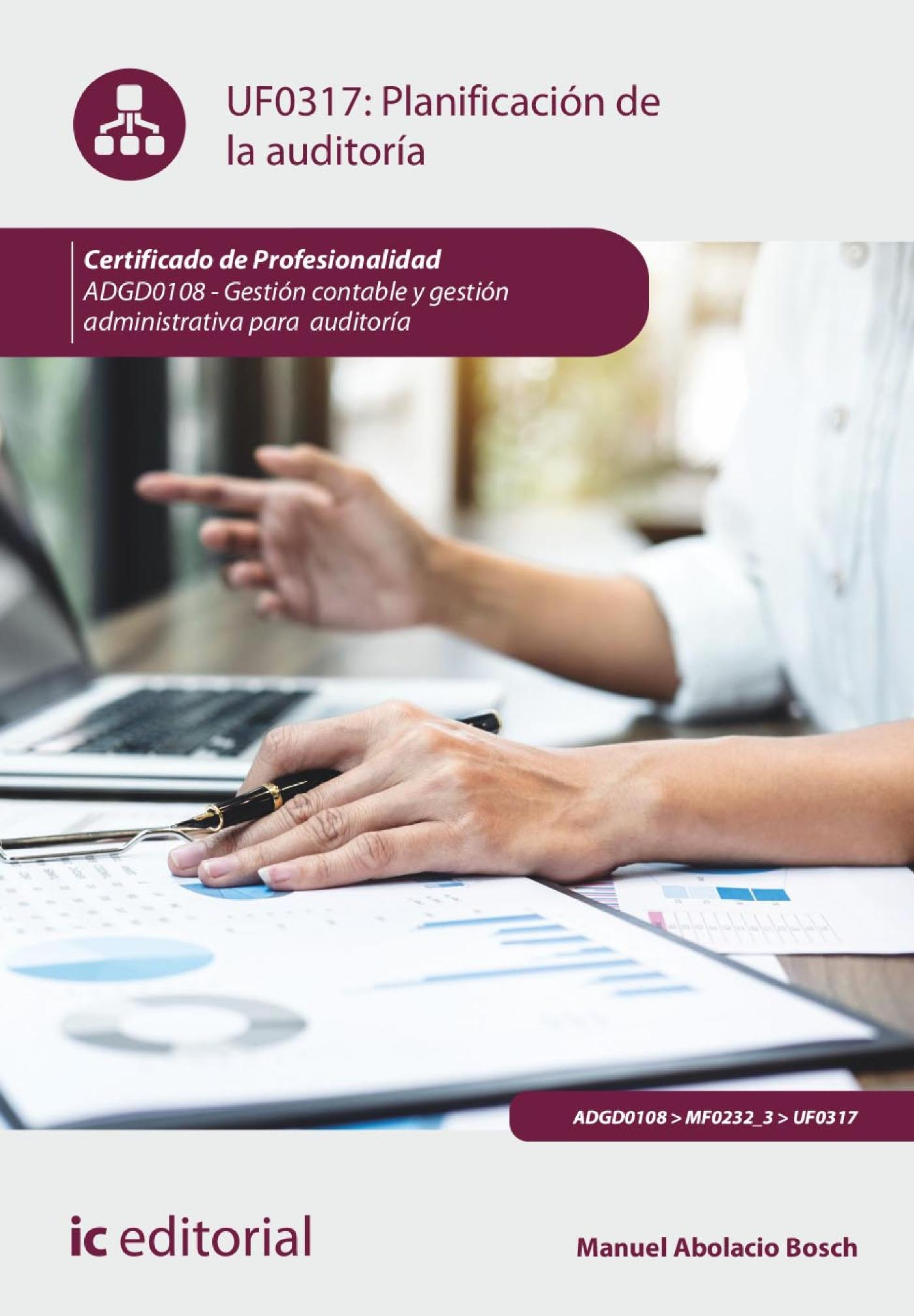 PLANIFICACIÓN DE LA AUDITORÍA. ADGD0108