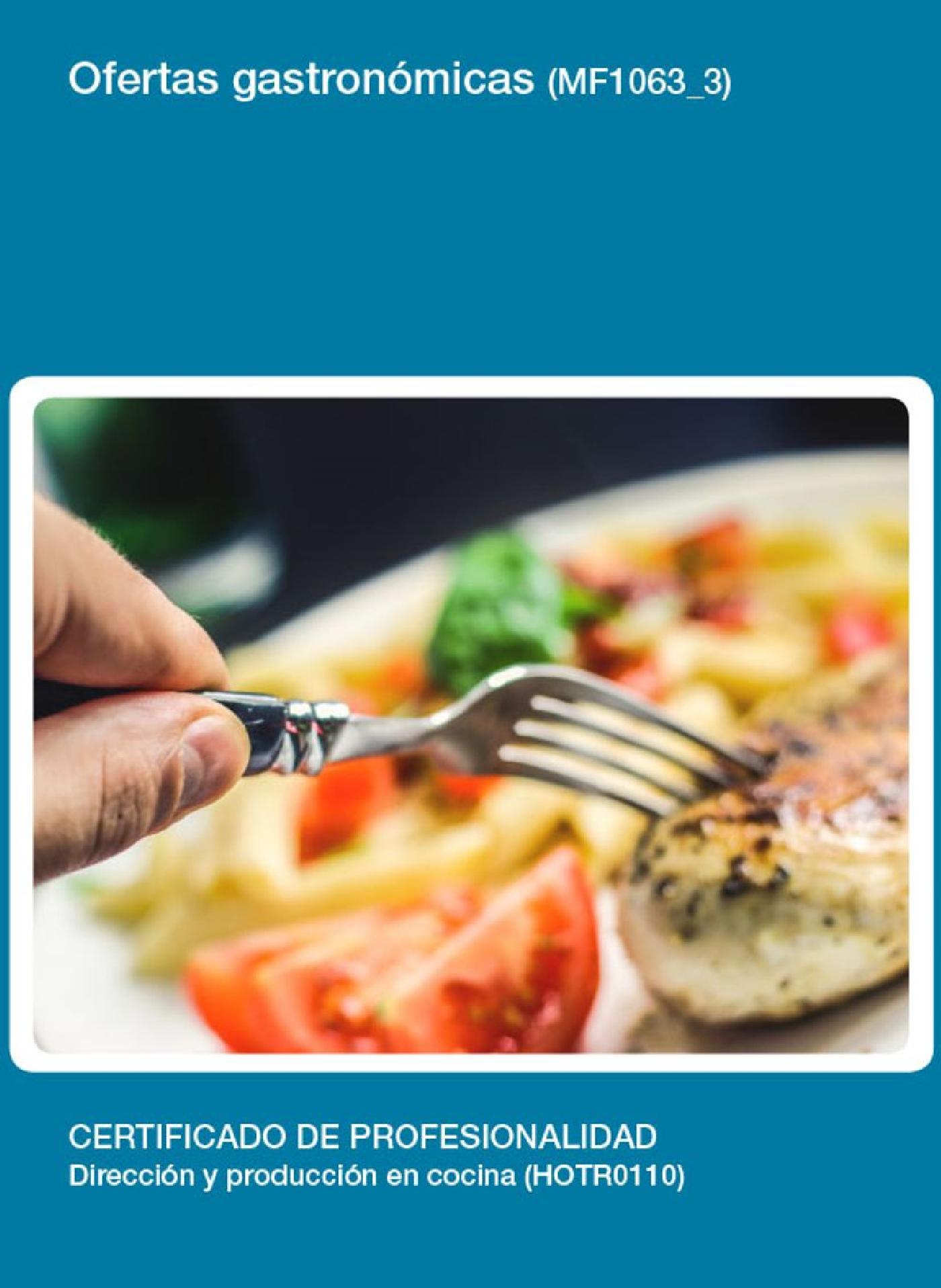 MF1063_3 - OFERTAS GASTRONÓMICAS