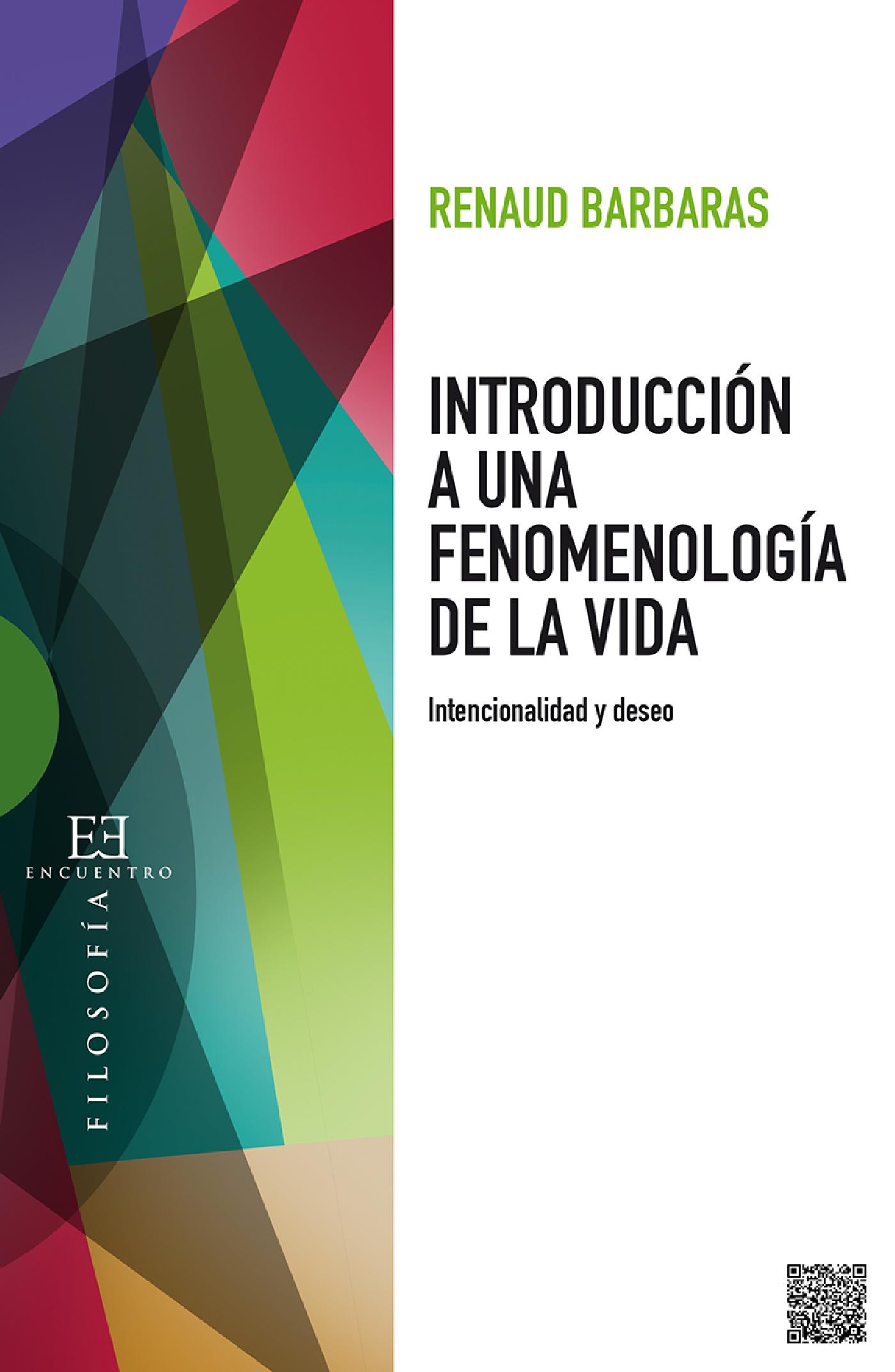 INTRODUCCIÓN A UNA FENOMENOLOGÍA DE LA VIDA 