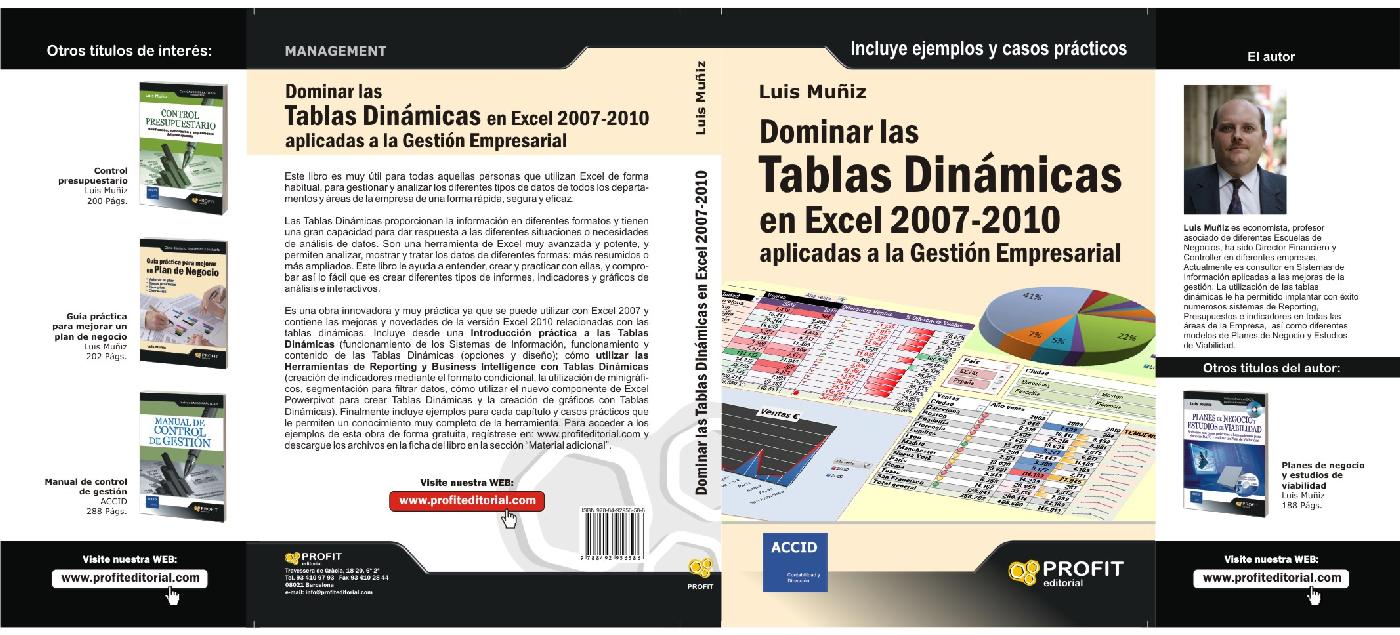 DOMINAR LAS TABLAS DINÁMICAS EN EXCEL 2007-2010 APLICADAS A LA GESTIÓN EMPRESARIAL. EBOOK