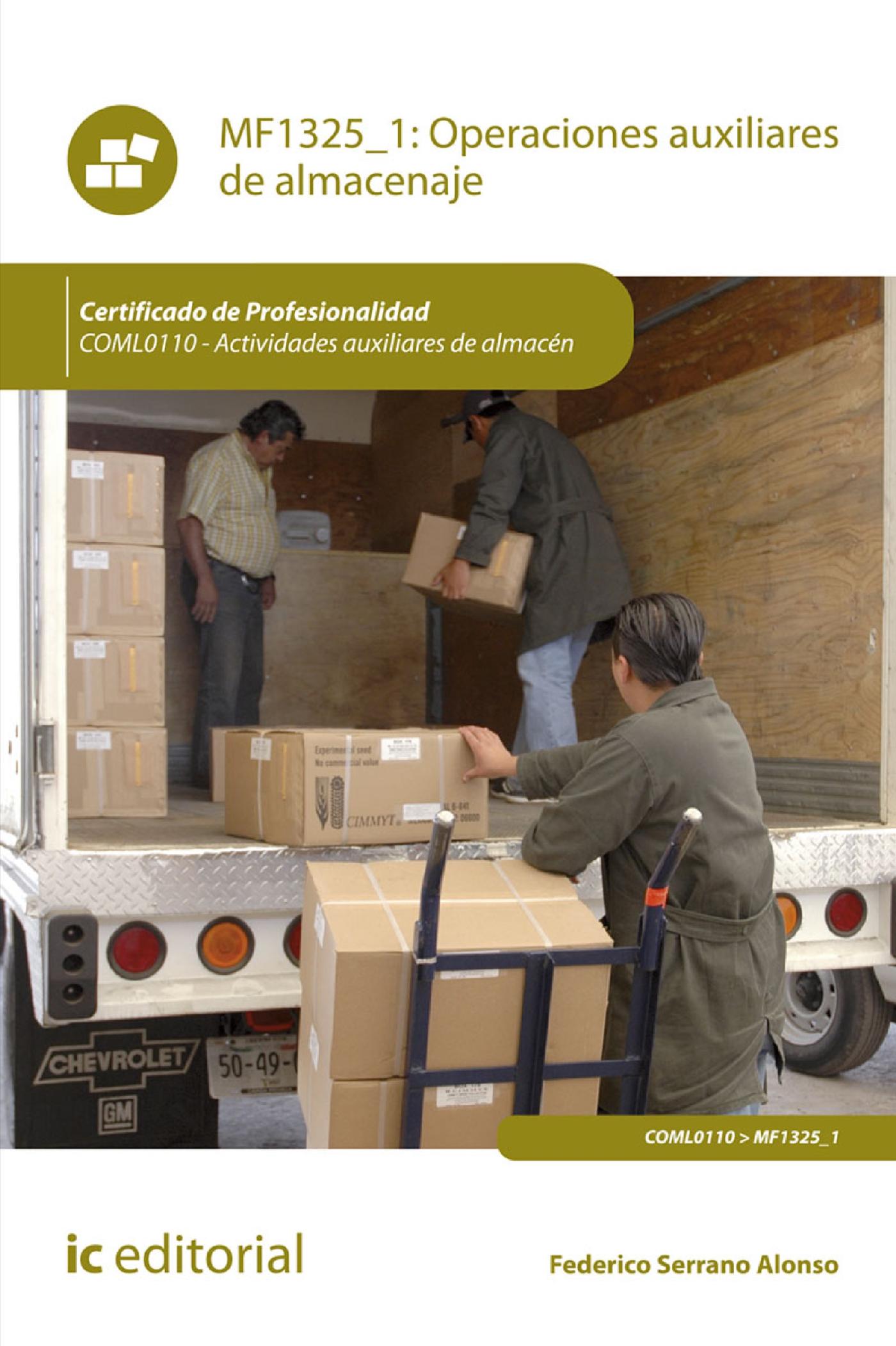 OPERACIONES AUXILIARES DE ALMACENAJE. COML0110