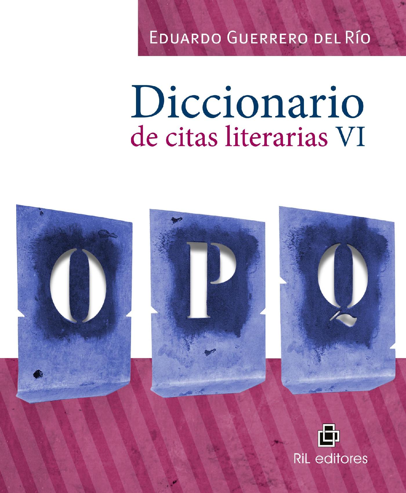 Diccionario de Citas Literarias Vi