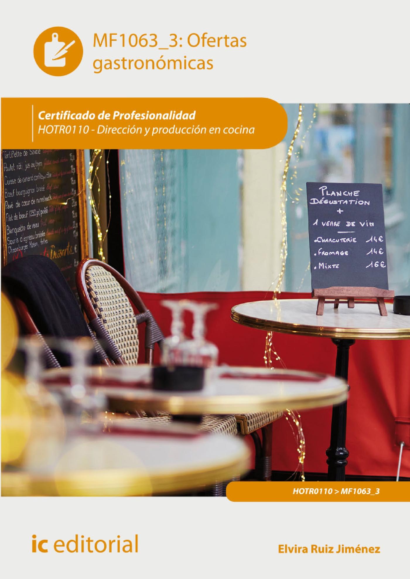 OFERTAS GASTRONÓMICAS. HOTR0110
