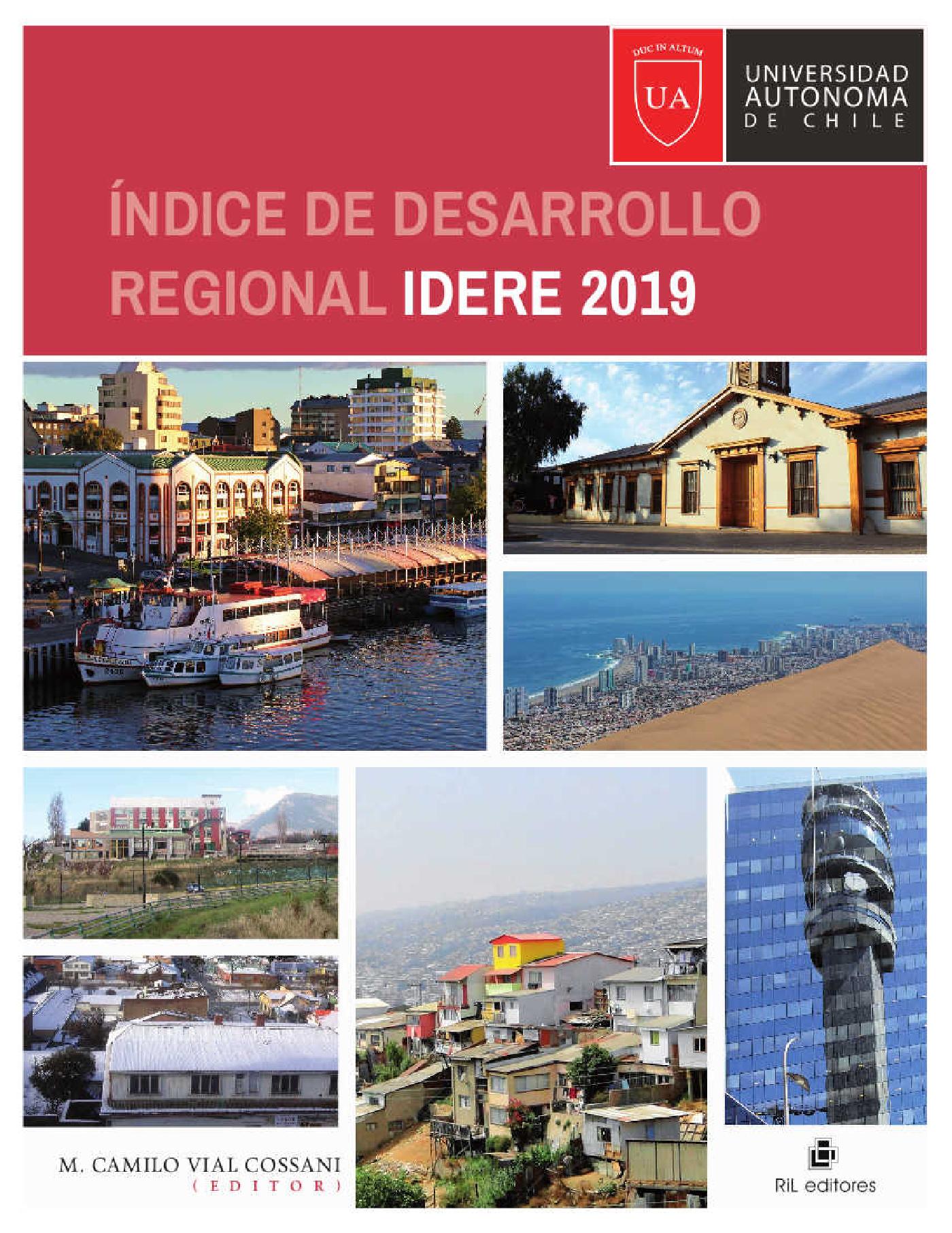 ÍNDICE DE DESARROLLO REGIONAL IDERE 2019