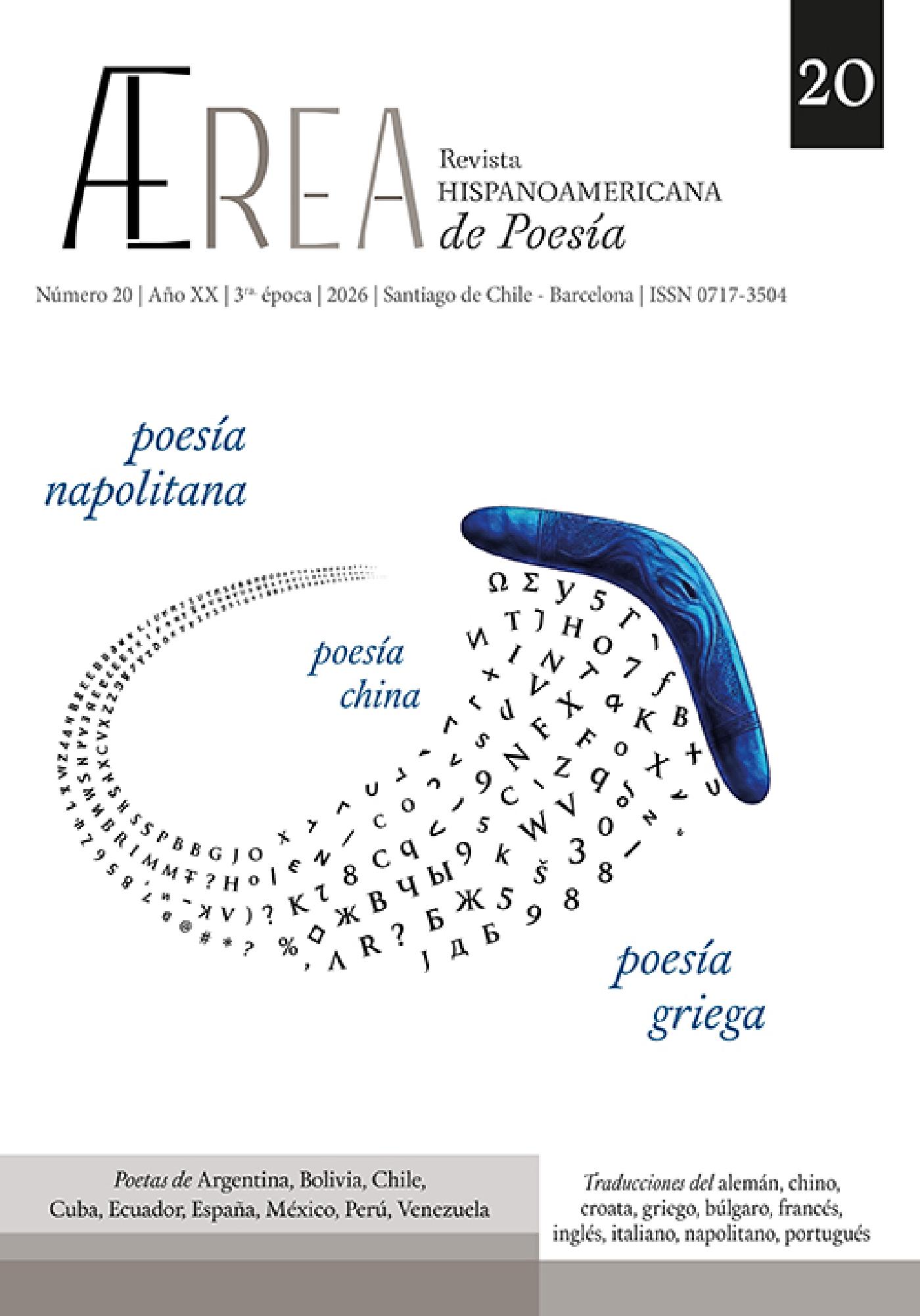 ÆREA, REVISTA HISPANOAMERICANA DE POESÍA NRO. 20